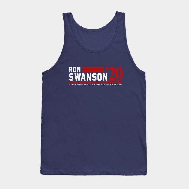 Ron Swanson 2020 Tank Top by BodinStreet